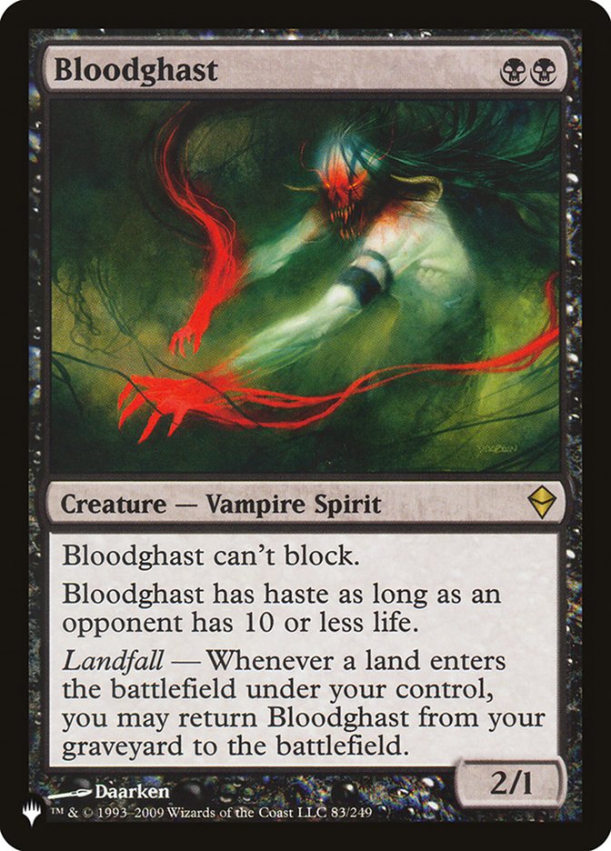 Bloodghast [The List] | Card Citadel