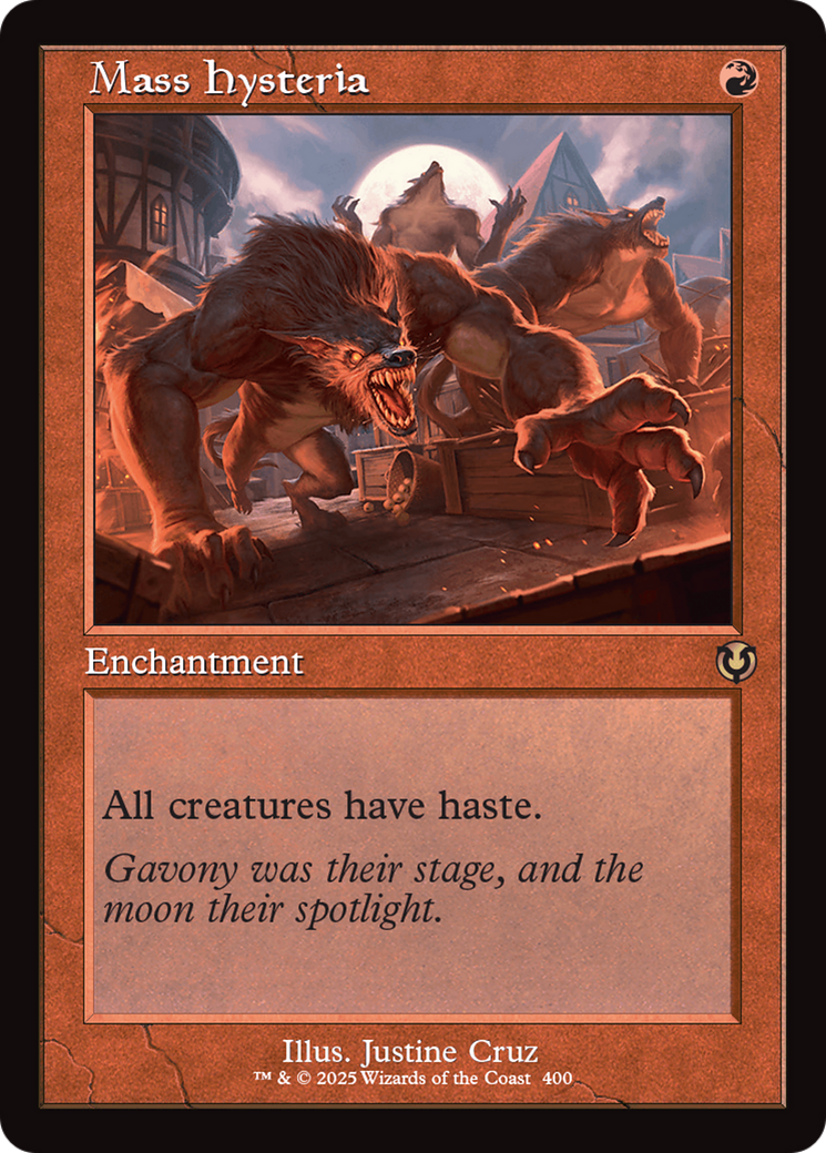 Mass Hysteria (Retro Frame) [Innistrad Remastered] | Card Citadel