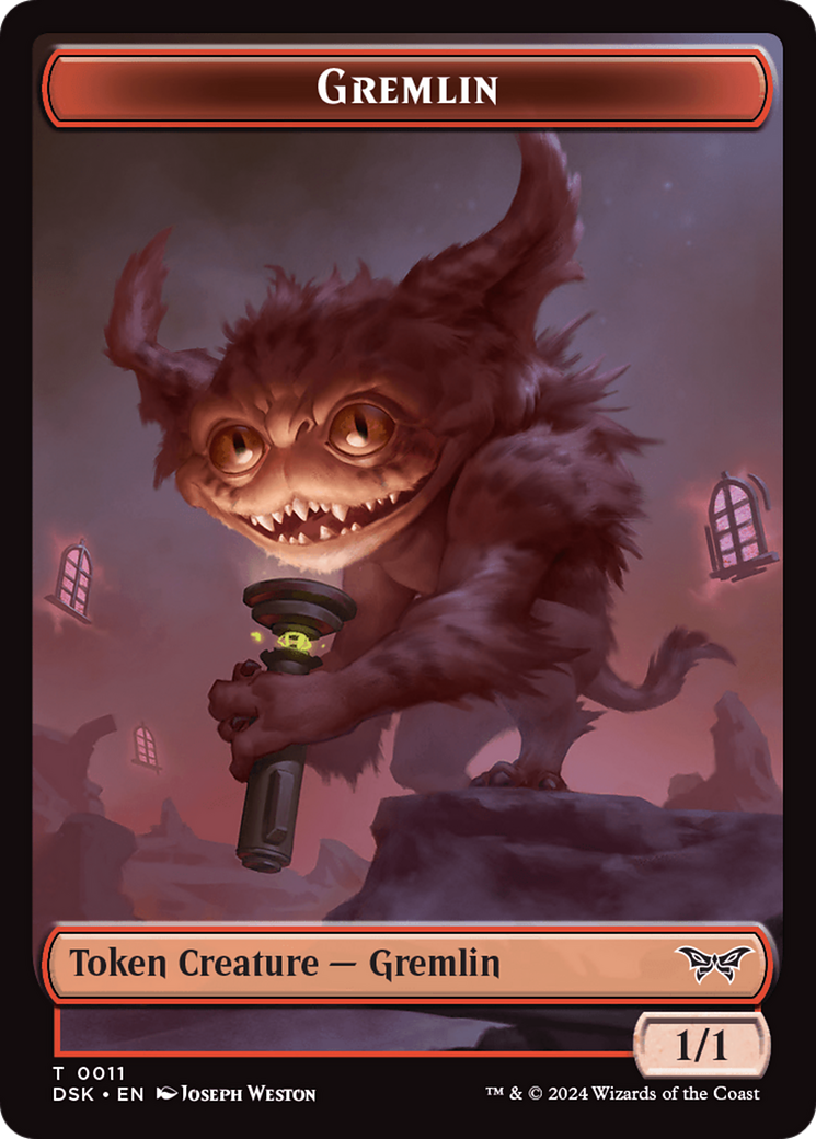 Gremlin Token [Duskmourn: House of Horror Tokens] | Card Citadel