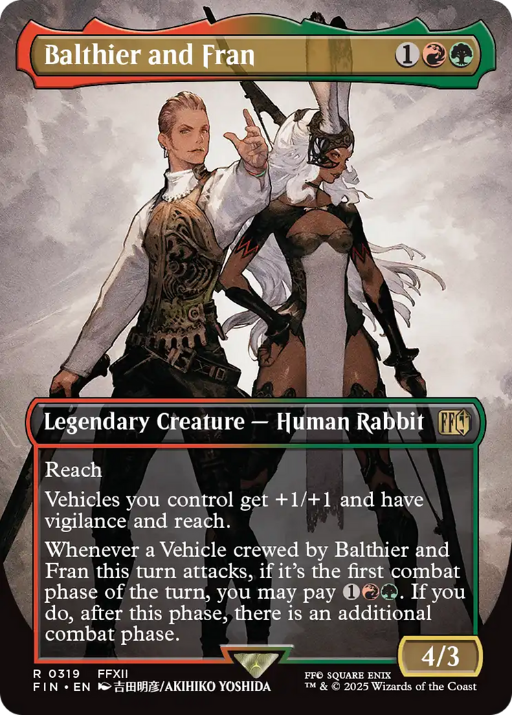 Balthier and Fran (Borderless) (0319) [FINAL FANTASY] | Card Citadel