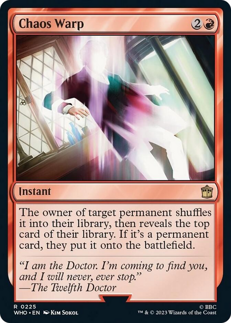 Chaos Warp [Doctor Who] | Card Citadel