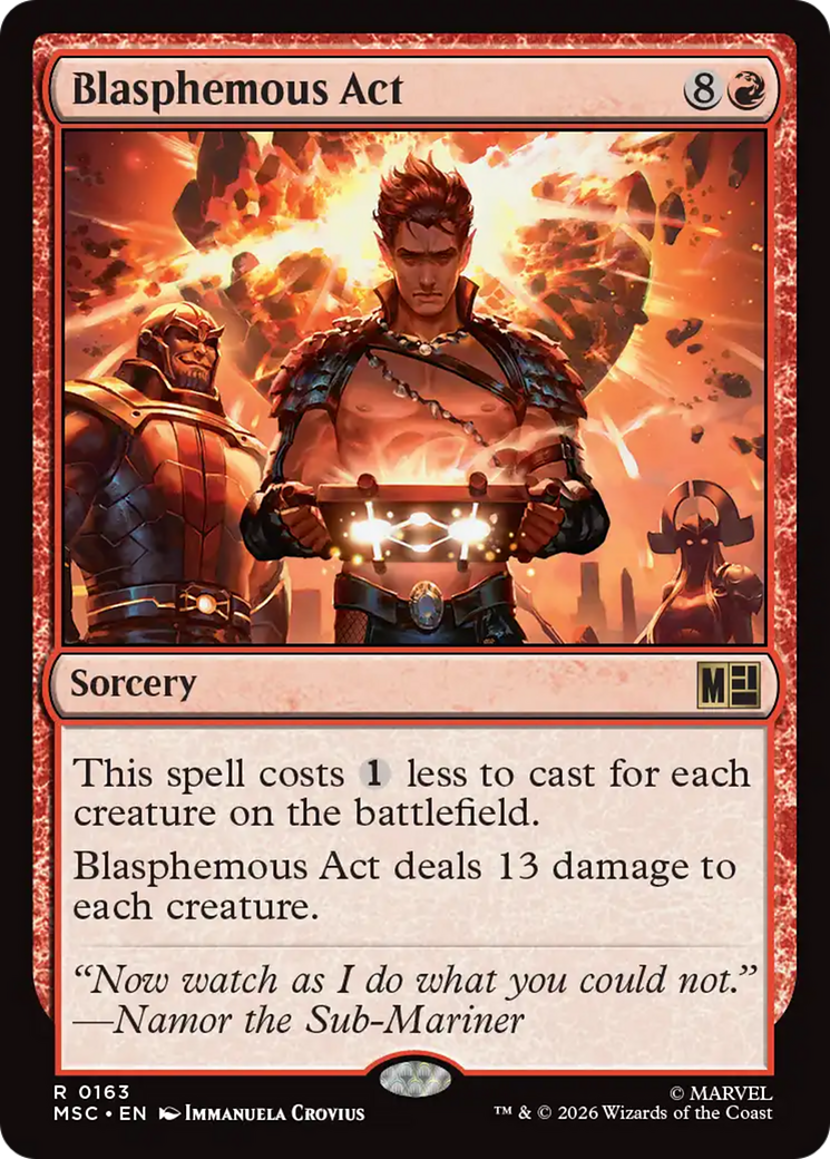 Blasphemous Act [Marvel Super Heroes Commander] | Card Citadel