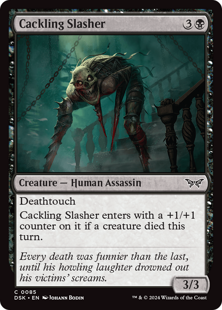 Cackling Slasher [Duskmourn: House of Horror] | Card Citadel