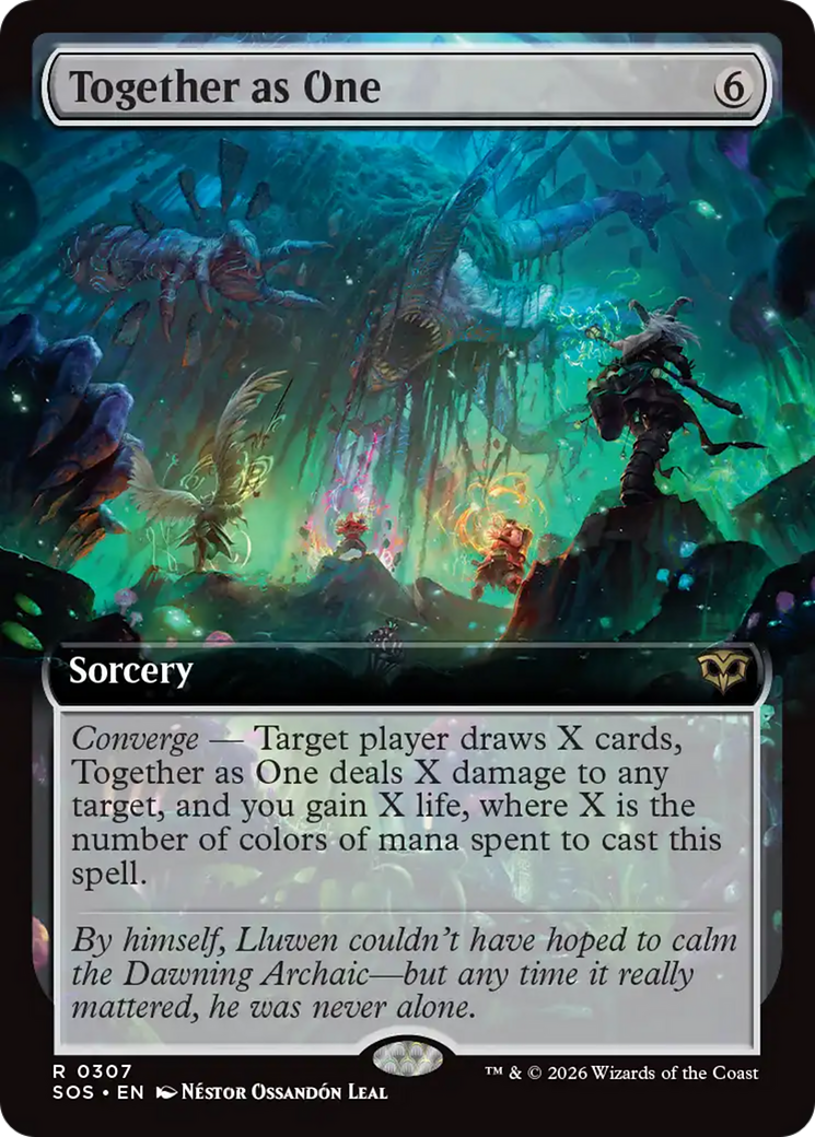 Together as One (Extended Art) [Secrets of Strixhaven] | Card Citadel