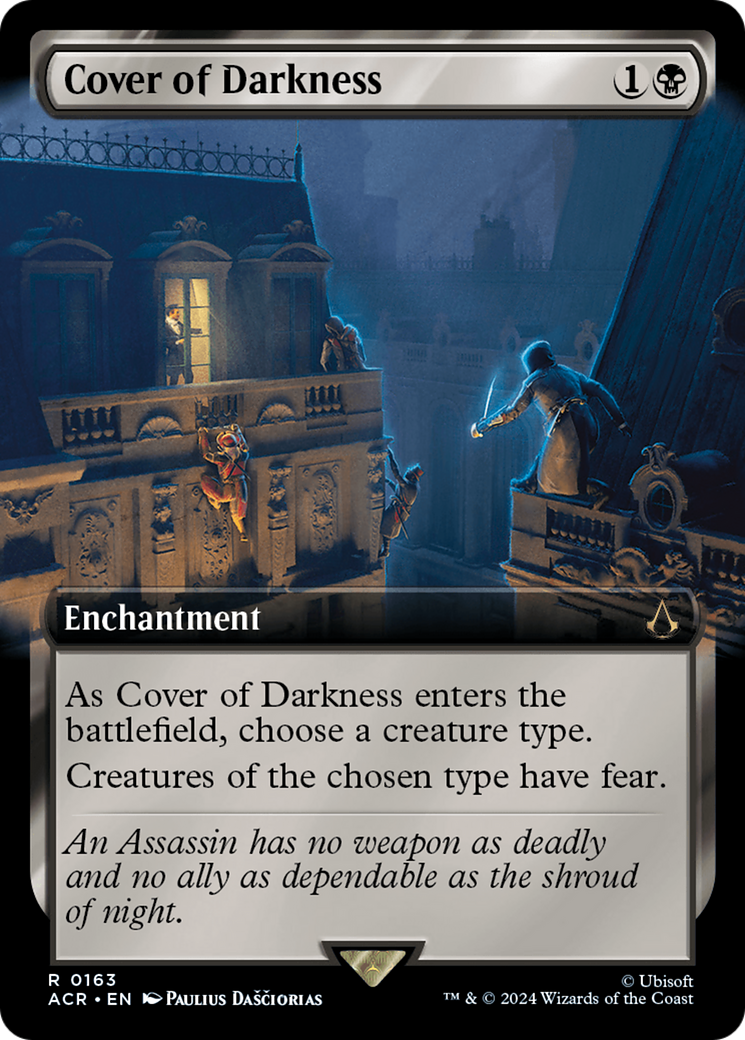 Cover of Darkness (Extended Art) [Assassin's Creed] | Card Citadel