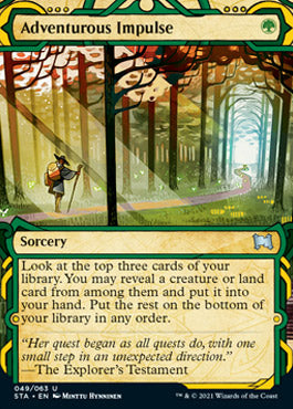Adventurous Impulse (Foil Etched) [Strixhaven: Mystical Archive] | Card Citadel