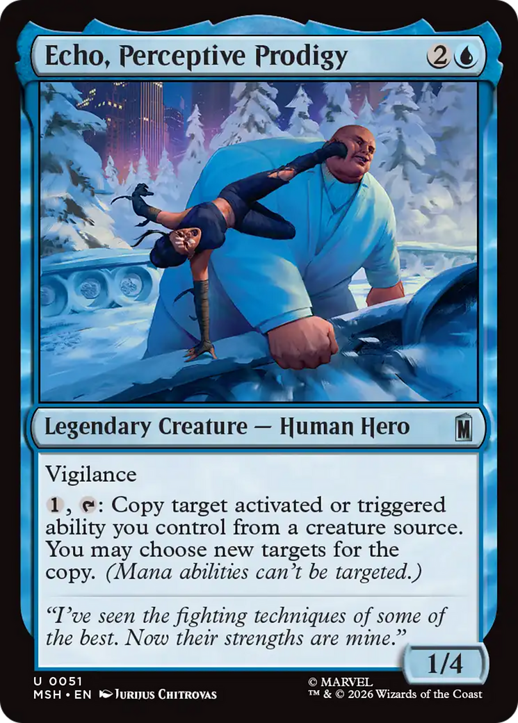 Echo, Perceptive Prodigy [Marvel Super Heroes] | Card Citadel