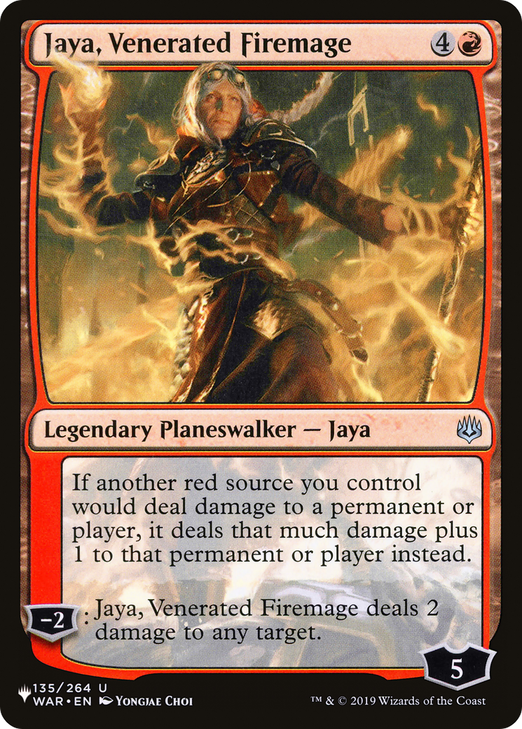 Jaya, Venerated Firemage [The List Reprints] | Card Citadel