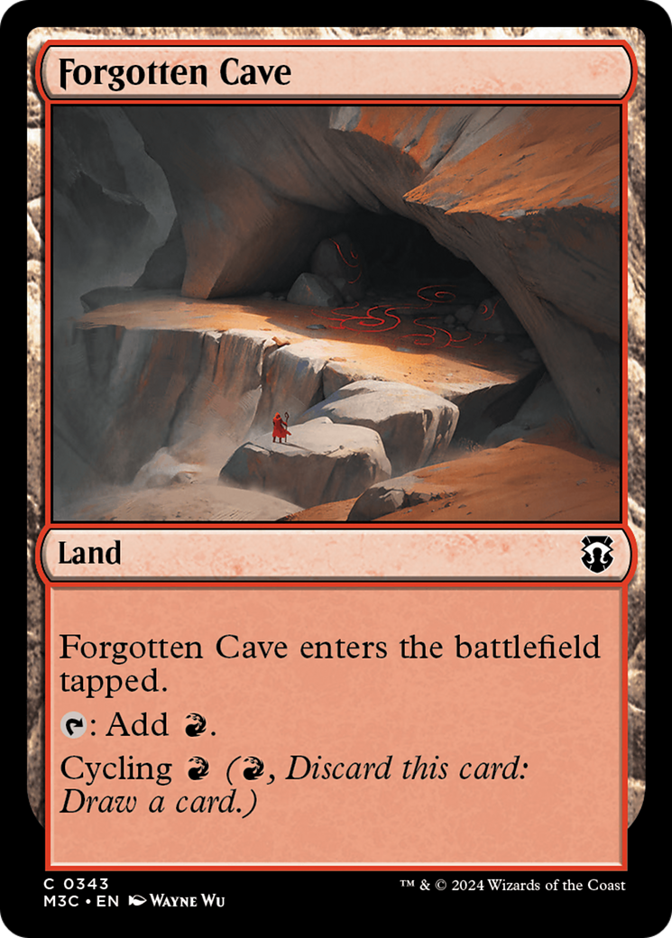 Forgotten Cave (Ripple Foil) [Modern Horizons 3 Commander] | Card Citadel