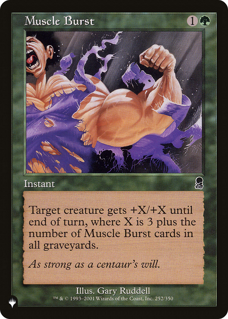 Muscle Burst [The List] | Card Citadel
