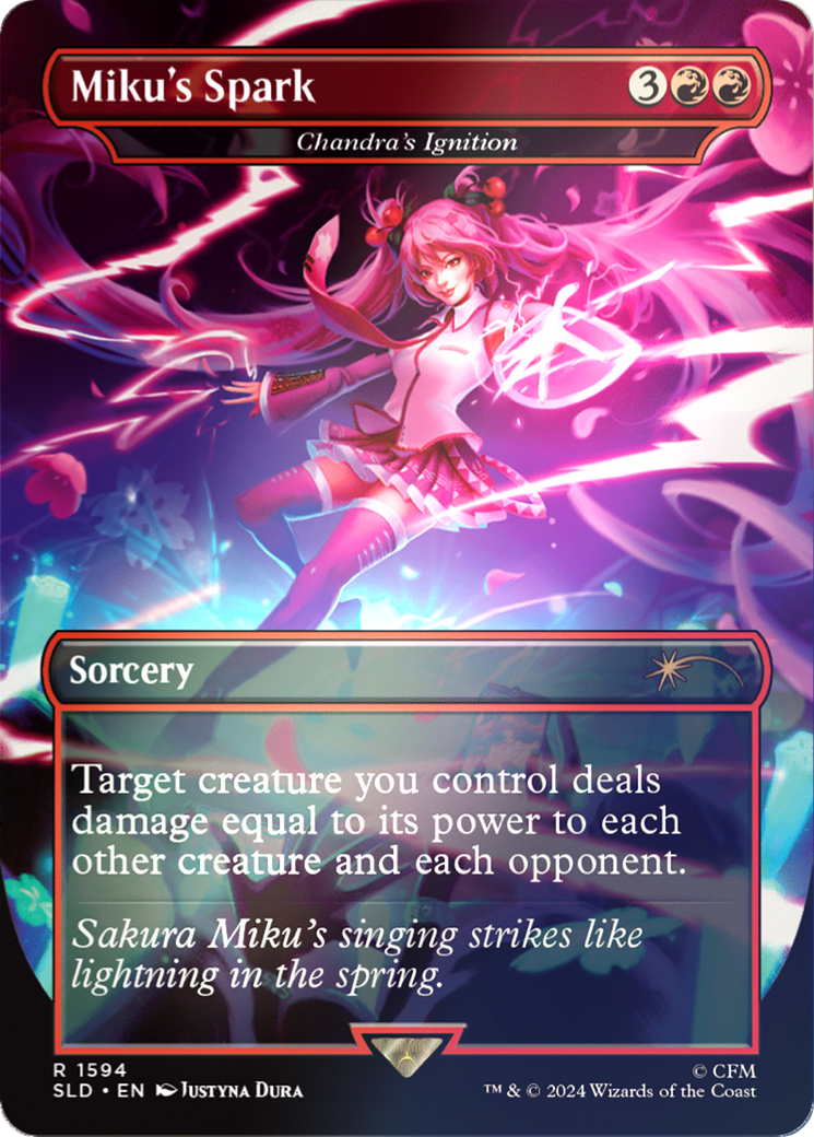 Miku's Spark - Chandra's Ignition (Rainbow Foil) [Secret Lair Drop Series] | Card Citadel