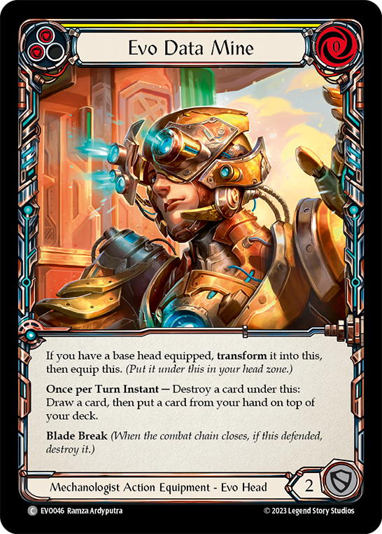 Evo Data Mine [EVO046] (Bright Lights)  Cold Foil | Card Citadel