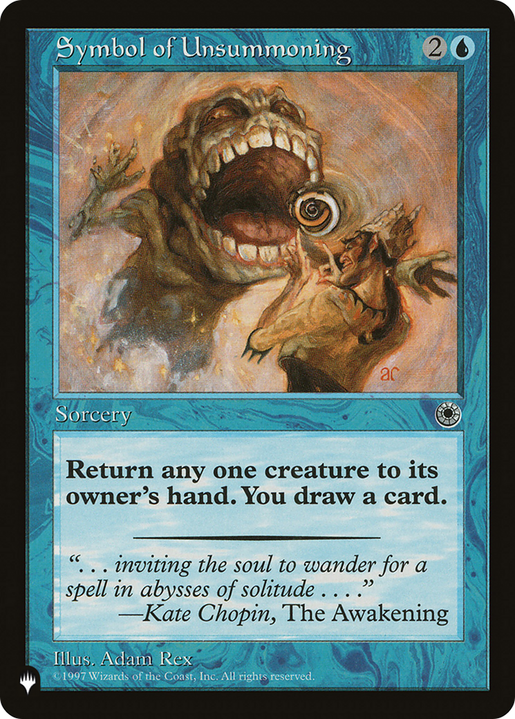 Symbol of Unsummoning [The List Reprints] | Card Citadel