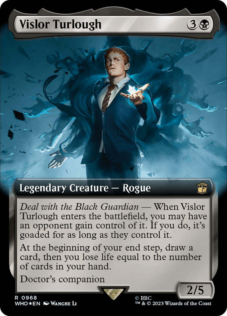 Vislor Turlough (Extended Art) (Surge Foil) [Doctor Who] | Card Citadel