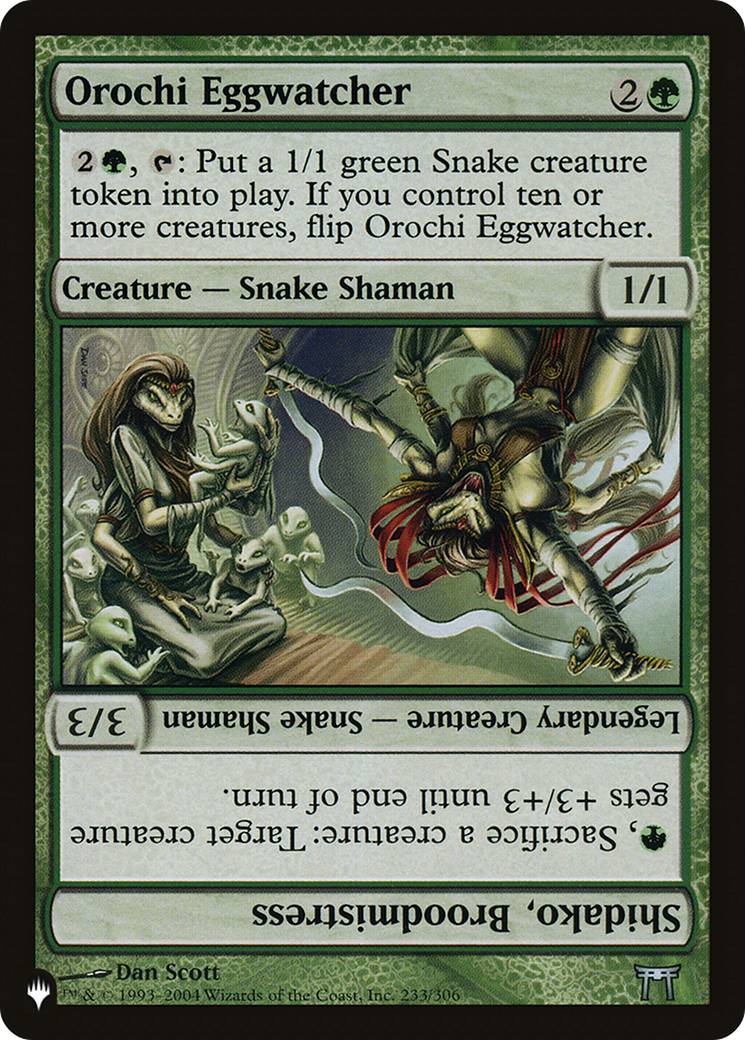 Orochi Eggwatcher // Shidako, Broodmistress [The List Reprints] | Card Citadel