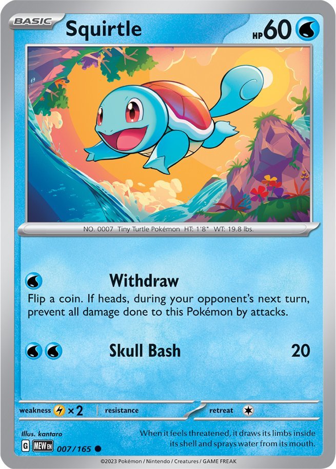 Squirtle (007/165) [Scarlet & Violet: 151] | Card Citadel