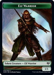Elf Warrior // Angel Warrior Double-Sided Token [Kaldheim Tokens] | Card Citadel