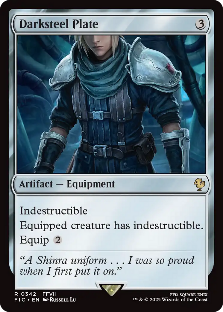 Darksteel Plate [FINAL FANTASY Commander] | Card Citadel