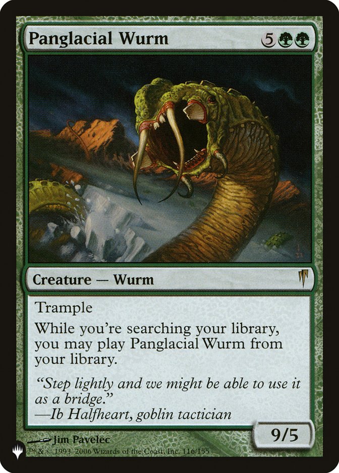 Panglacial Wurm [The List] | Card Citadel