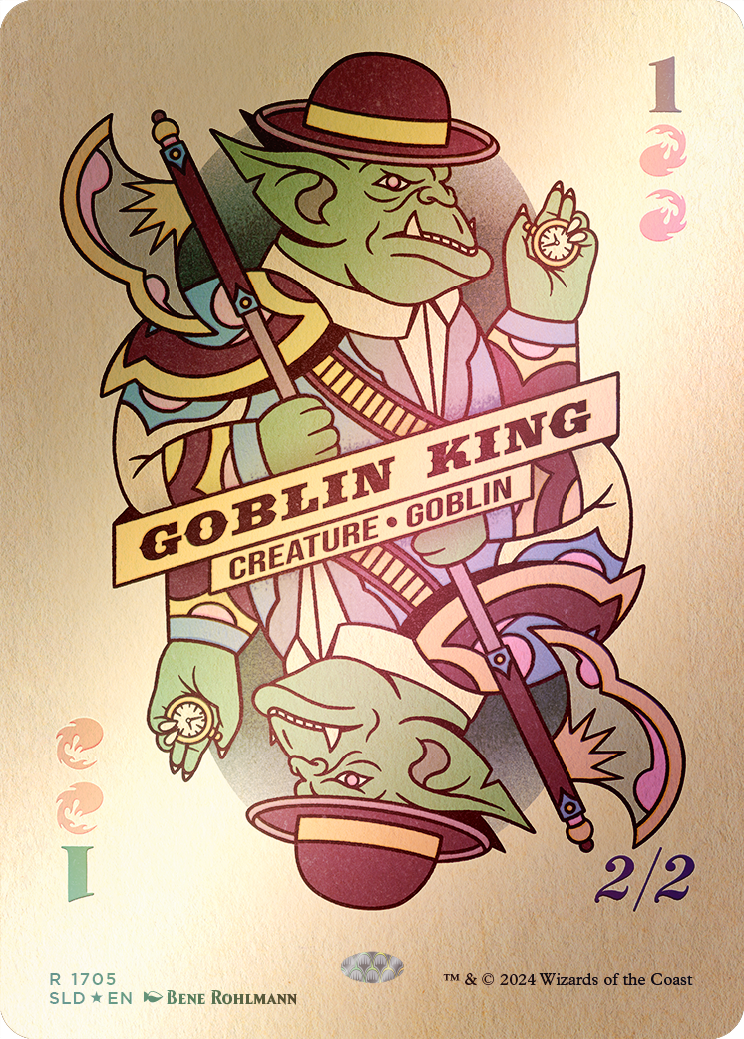 Goblin King (1705) (Rainbow Foil) [Secret Lair Drop Series] | Card Citadel