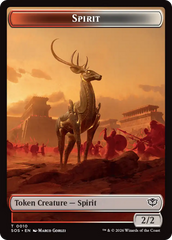 Inkling (0006) // Spirit (0010) Double-Sided Token [Secrets of Strixhaven Tokens] | Card Citadel