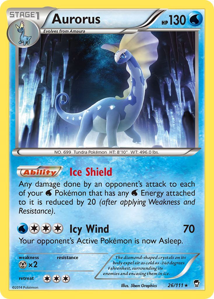 Aurorus (26/111) [XY: Furious Fists] | Card Citadel