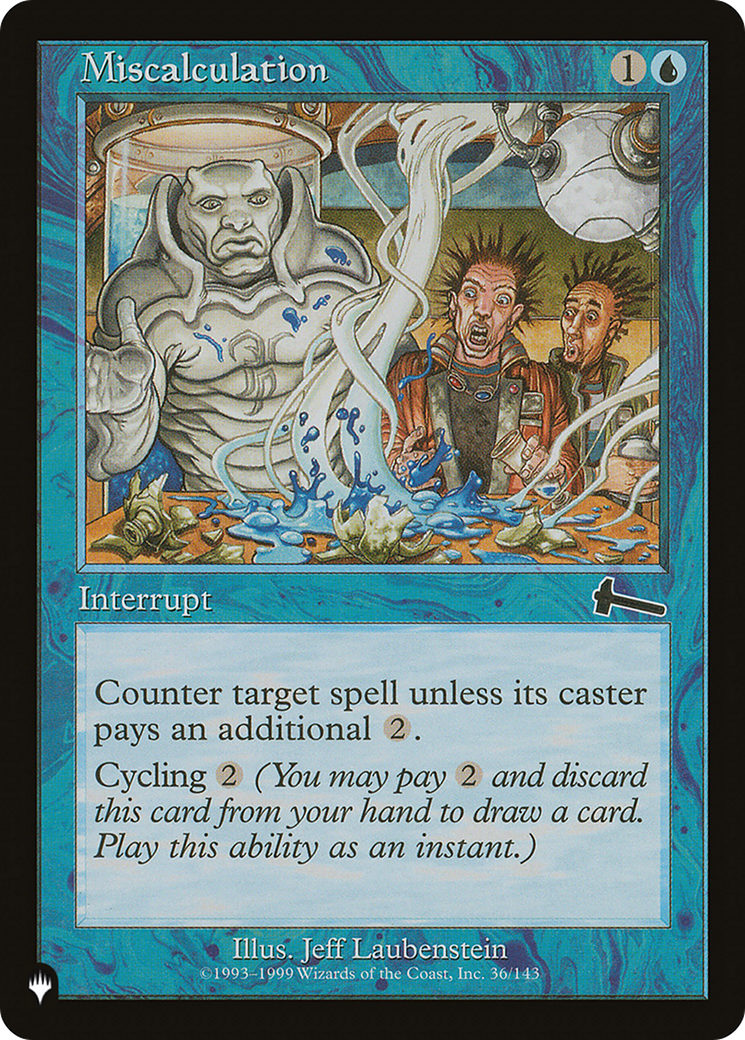 Miscalculation [The List Reprints] | Card Citadel