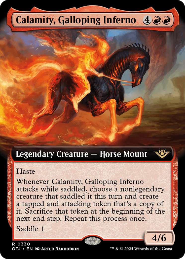 Calamity, Galloping Inferno (Extended Art) [Outlaws of Thunder Junction] | Card Citadel