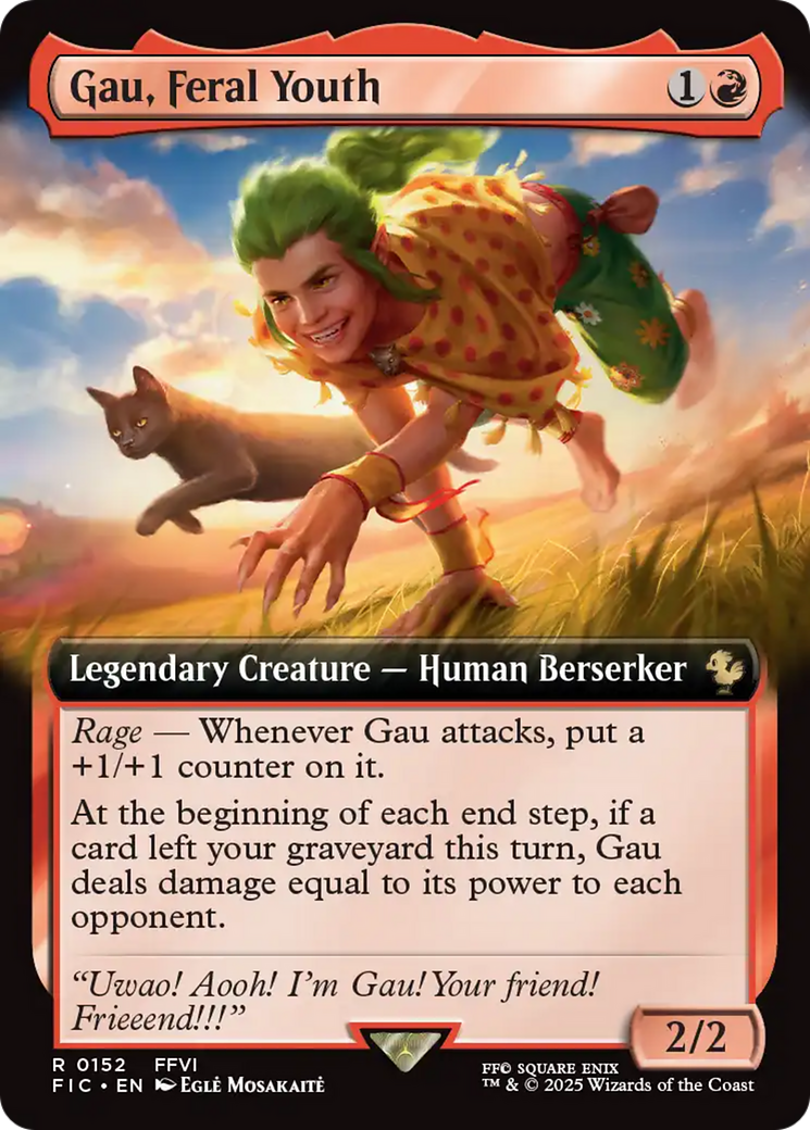 Gau, Feral Youth (Extended Art) [FINAL FANTASY Commander] | Card Citadel
