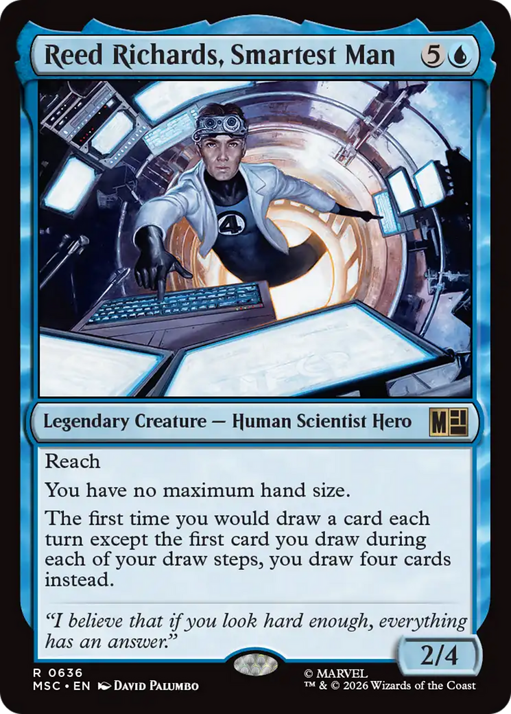 Reed Richards, Smartest Man [Marvel Super Heroes Commander] | Card Citadel