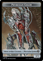 Phyrexian Golem // Ox Double-Sided Token [Commander Masters Tokens] | Card Citadel
