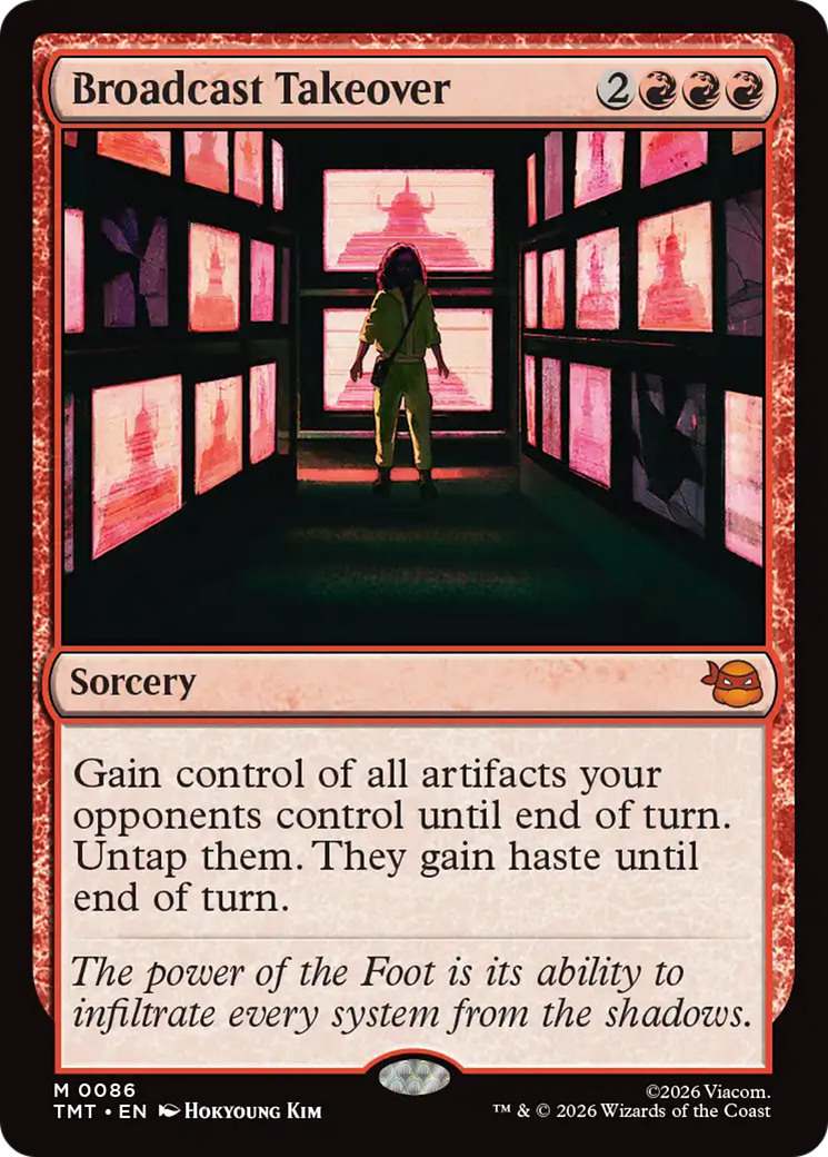 Broadcast Takeover [Teenage Mutant Ninja Turtles] | Card Citadel