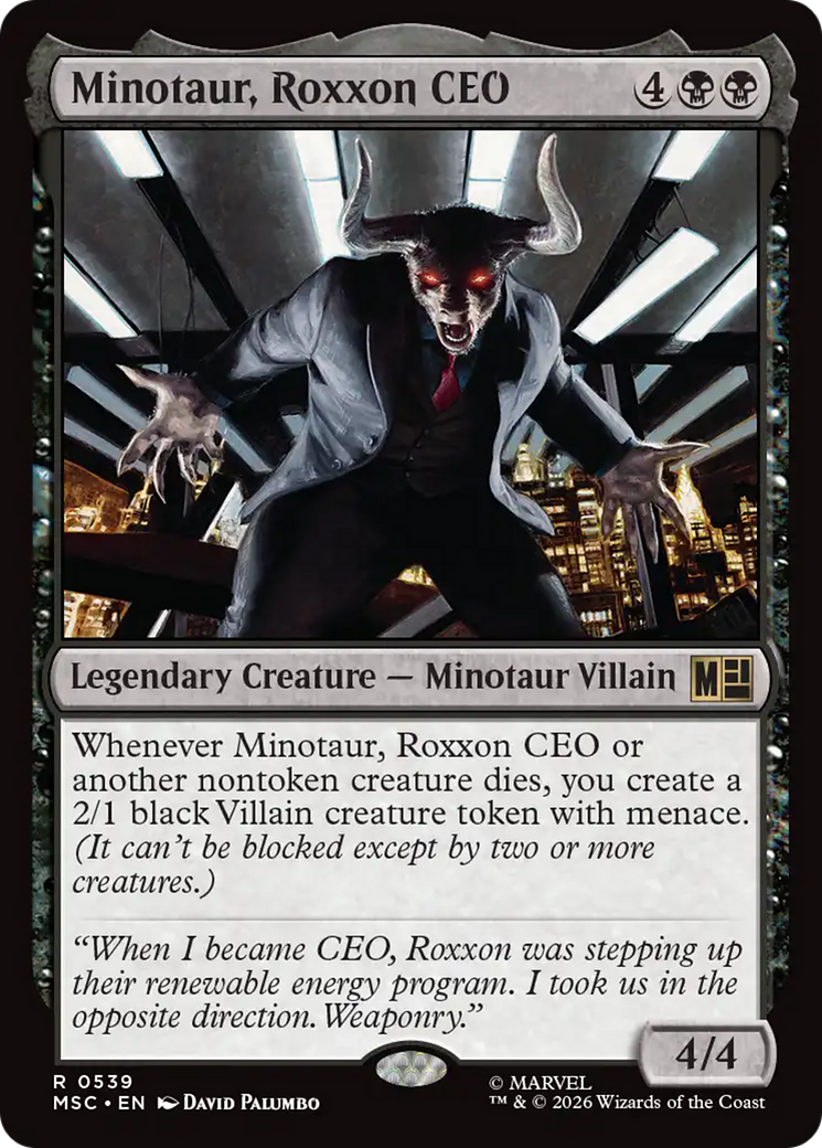 Minotaur, Roxxon CEO [Marvel Super Heroes Commander] | Card Citadel