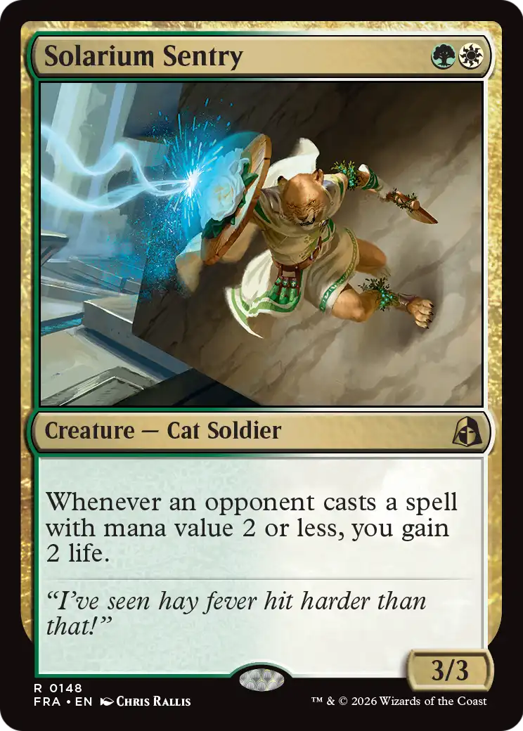 Solarium Sentry [Reality Fracture] | Card Citadel