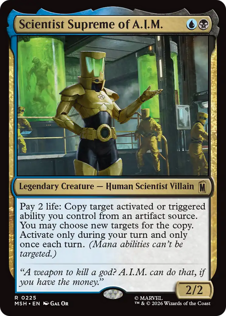 Scientist Supreme of A.I.M. [Marvel Super Heroes] | Card Citadel