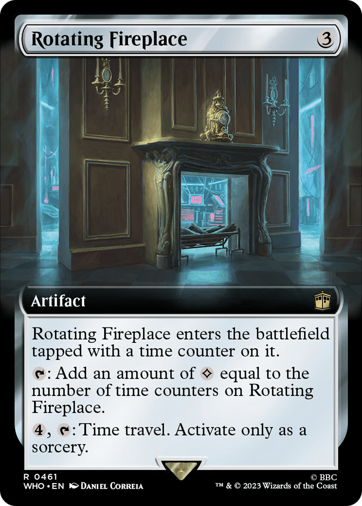 Rotating Fireplace (Extended Art) [Doctor Who] | Card Citadel