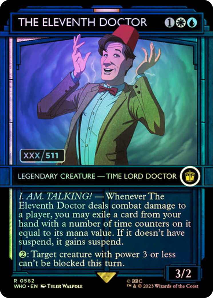 The Eleventh Doctor (Serial Numbered) [Doctor Who] | Card Citadel