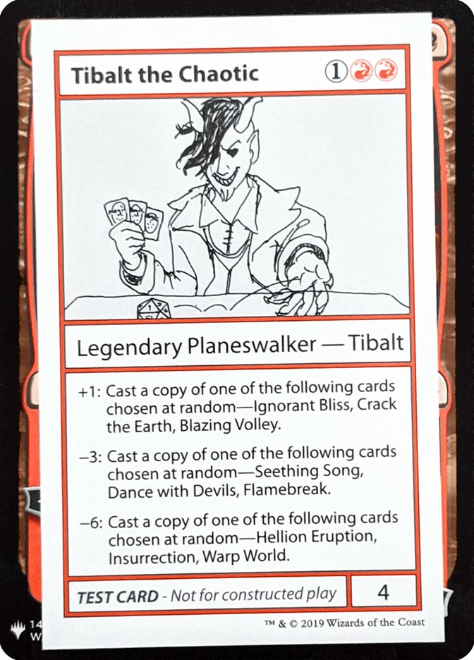 Tibalt the Chaotic [Mystery Booster Playtest Cards] | Card Citadel