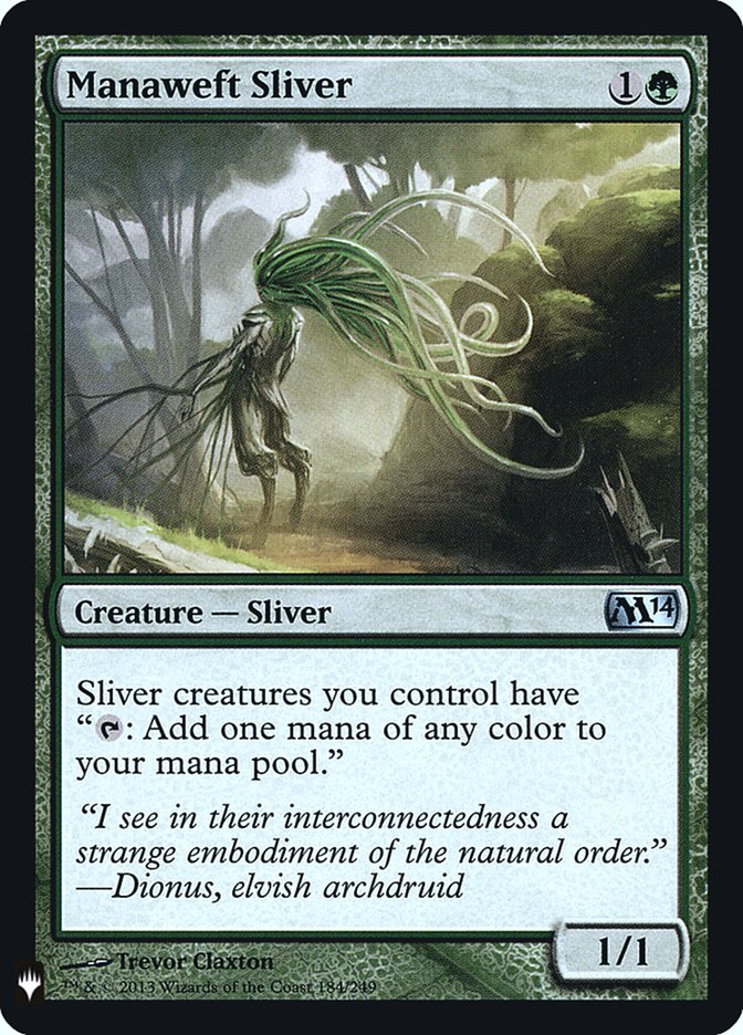 Manaweft Sliver [Mystery Booster] | Card Citadel