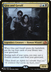 Gisa and Geralf [The List] | Card Citadel