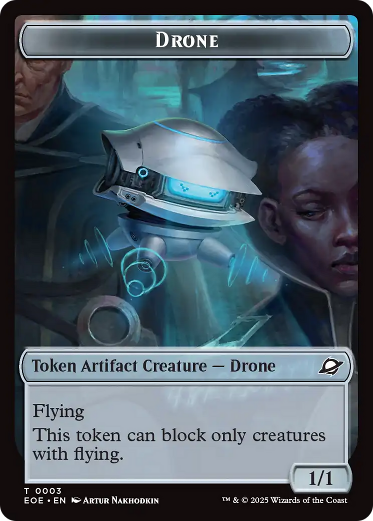Robot // Drone Double-Sided Token [Edge of Eternities Tokens] | Card Citadel