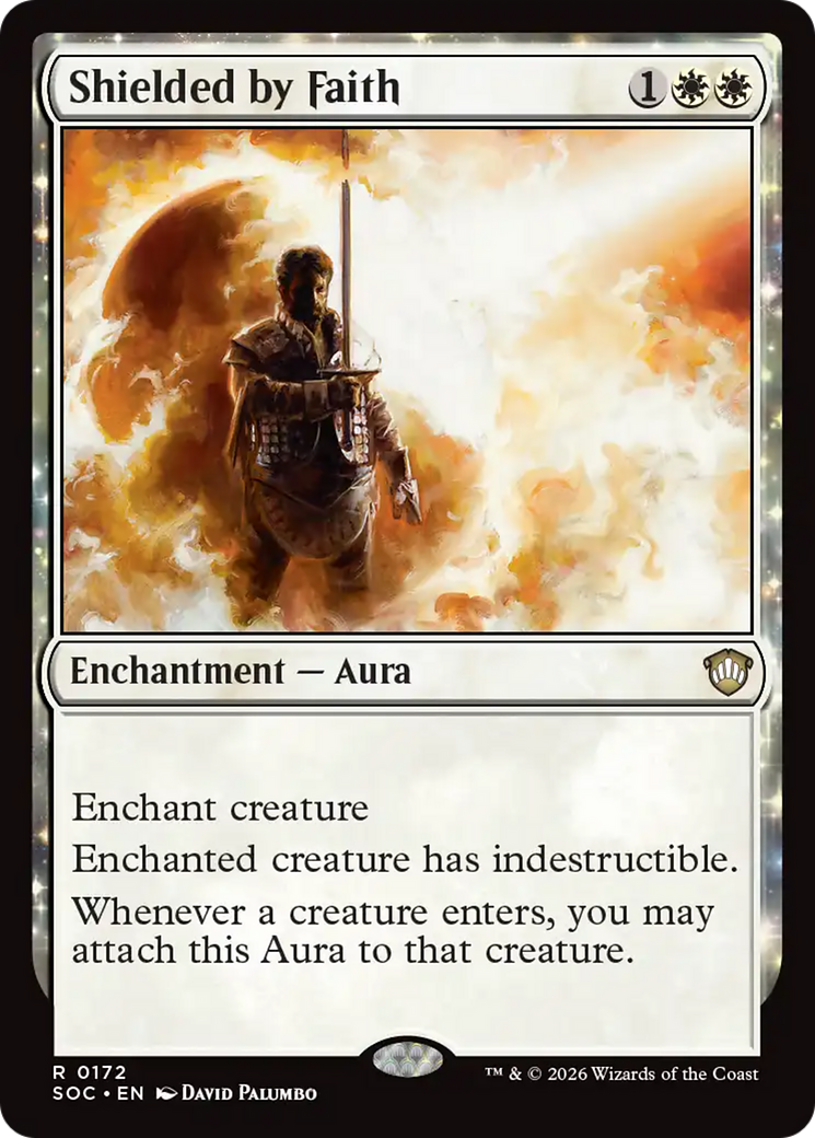 Shielded by Faith [Secrets of Strixhaven Commander] | Card Citadel