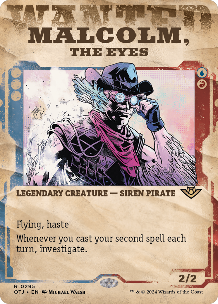 Malcolm, the Eyes (Showcase) [Outlaws of Thunder Junction] | Card Citadel