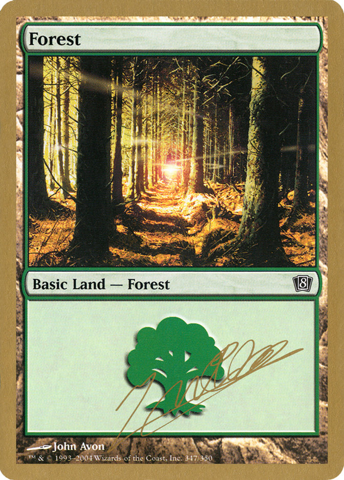 Forest (jn347) (Julien Nuijten) [World Championship Decks 2004] | Card Citadel