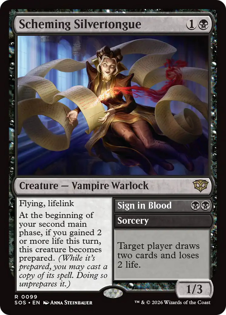 Scheming Silvertongue [Secrets of Strixhaven] | Card Citadel