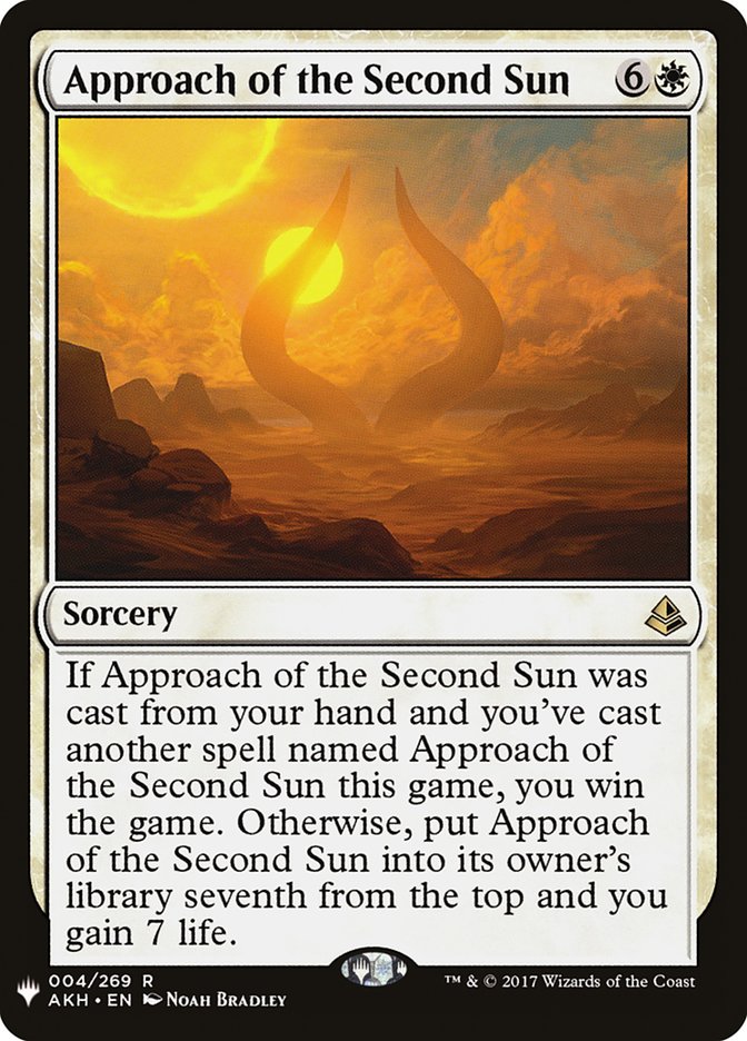 Approach of the Second Sun [Mystery Booster] | Card Citadel