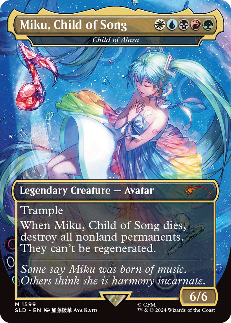 Miku, Child of Song - Child of Alara [Secret Lair Drop Series] | Card Citadel