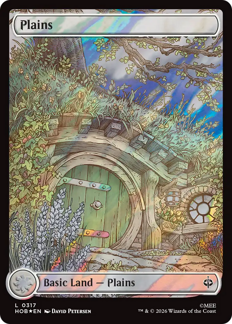 Plains (0317) (Surge Foil) [The Hobbit] | Card Citadel