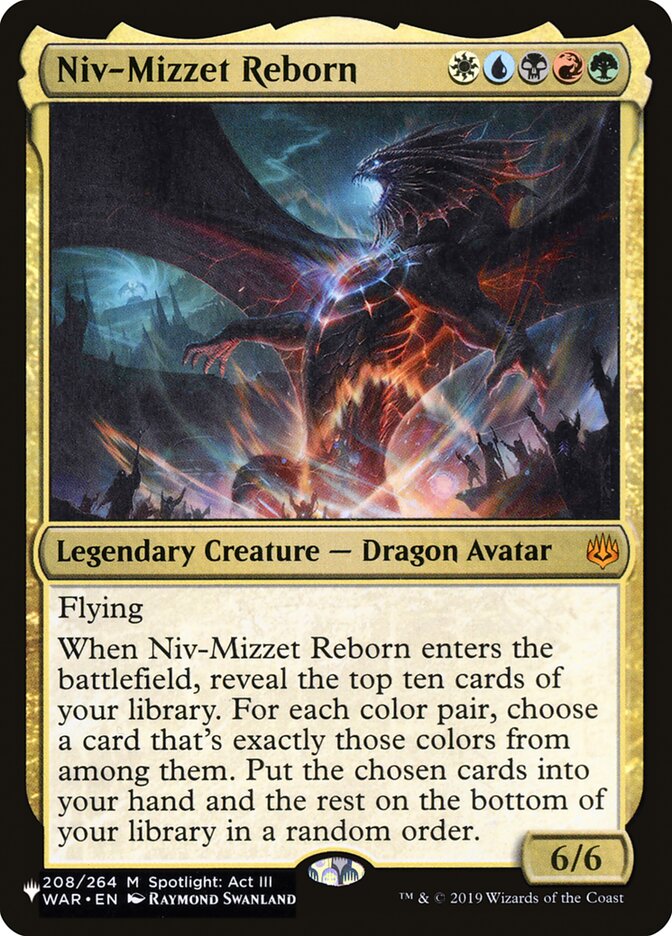 Niv-Mizzet Reborn [The List] | Card Citadel