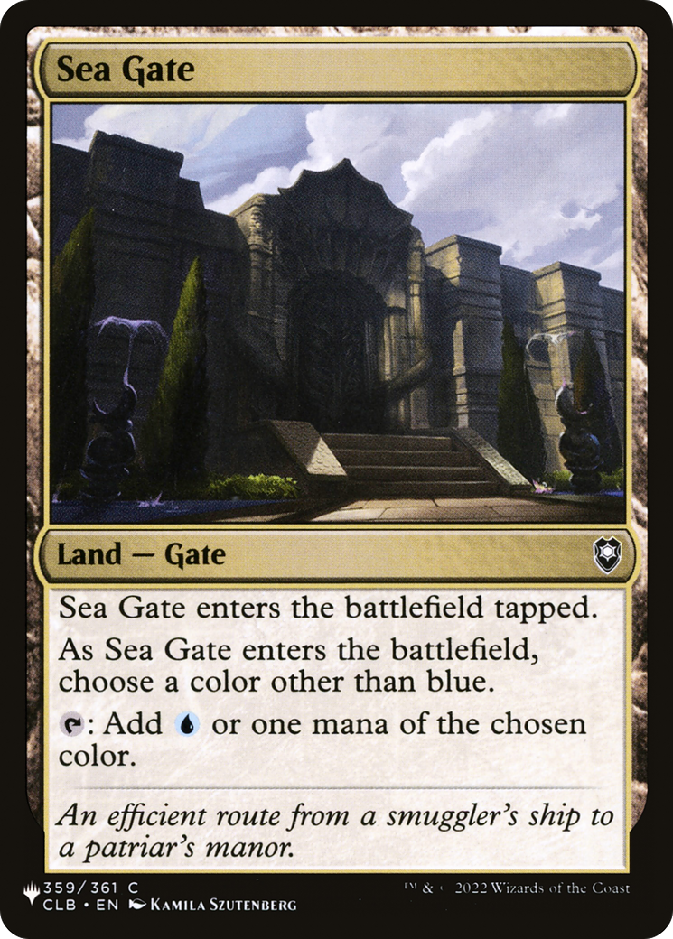 Sea Gate [The List] | Card Citadel